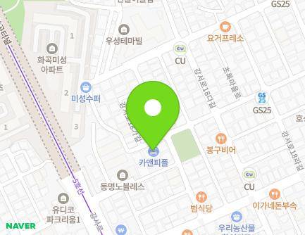 서울특별시 강서구 초록마을로37길 30 (화곡동) 지도