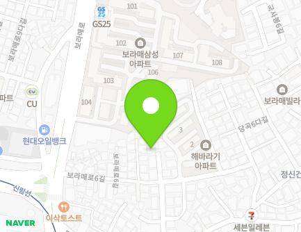 서울특별시 관악구 보라매로6길 27-5 (봉천동) 지도