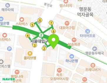 서울특별시 관악구 남부순환로 1830 (봉천동) 지도