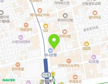 서울특별시 관악구 신림로 350 (신림동, 서원프라자,태영아파트) 지도