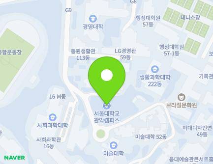 서울특별시 관악구 관악로 1 (신림동, 서울대학교) 지도