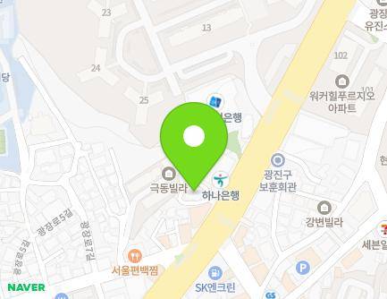 서울특별시 광진구 아차산로 623 (광장동, RS빌딩) 지도
