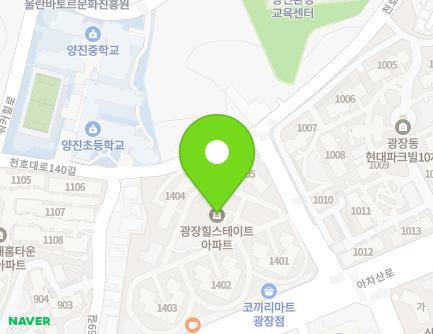 서울특별시 광진구 아차산로 537-17 (광장동, 광장힐스테이트) 지도