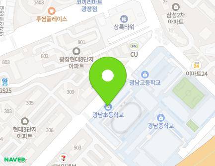 서울특별시 광진구 아차산로70길 35 (광장동, 서울광남초등학교) 지도