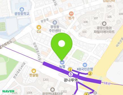서울특별시 광진구 천호대로 805 (광장동, 석원빌딩) 지도