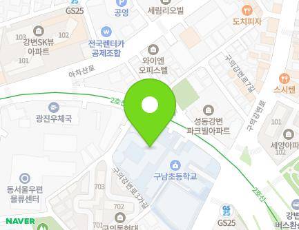 서울특별시 광진구 강변역로 18 (구의동, 서울광진학교) 지도