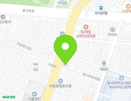 서울특별시 광진구 자양로 180-1 (구의동, 동원어린이집) 지도