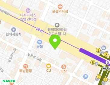서울특별시 광진구 천호대로 536 (군자동, 서림빌딩) 지도