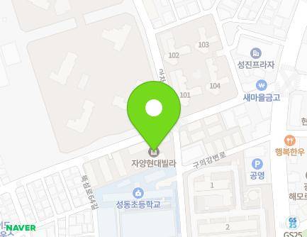 서울특별시 광진구 뚝섬로66길 4 (자양동) 지도