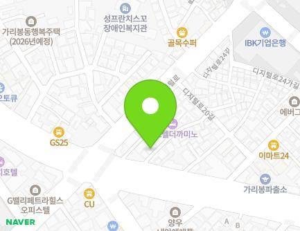 서울특별시 구로구 남부순환로105다길 3 (가리봉동) 지도