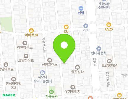 서울특별시 구로구 개봉로11길 18-20 (개봉동, 동양주택) 지도