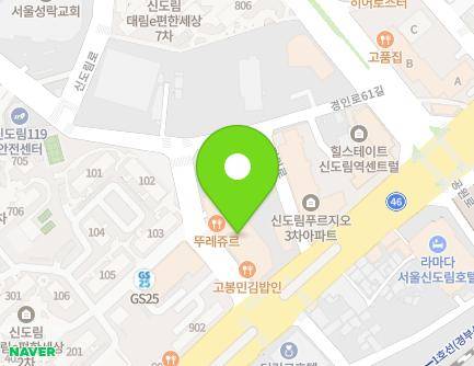 서울특별시 구로구 경인로59길 8 (신도림동, 태영프라자) 지도