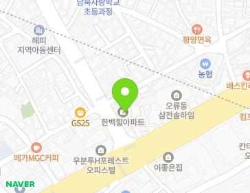 서울특별시 구로구 고척로 6 (오류동, 한백힐아파트) 지도