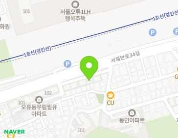 서울특별시 구로구 서해안로 2374 (오류동, 우덕센스빌) 지도