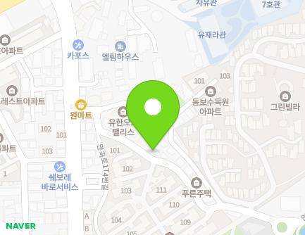서울특별시 구로구 연동로13길 42 (항동, 수목원쉐르빌D) 지도