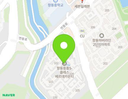서울특별시 구로구 연동로 233 (항동, 항동중흥에스클래스베르데카운티) 지도
