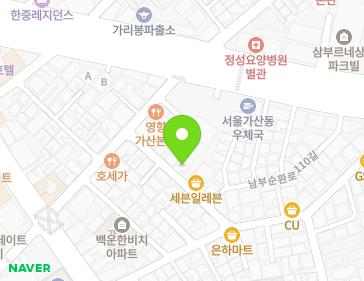 서울특별시 금천구 남부순환로108길 11-13 (가산동) 지도