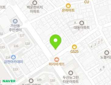 서울특별시 금천구 가산로 116 (가산동) 지도