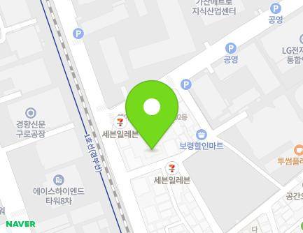 서울특별시 금천구 벚꽃로24길 7 (가산동, 온누리아파트) 지도