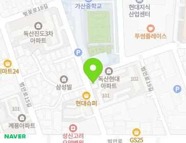 서울특별시 금천구 범안로17길 22 (독산동, 금천어르신복지센터(50+센터)) 지도