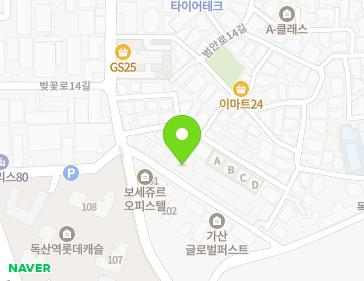 서울특별시 금천구 범안로12길 41 (독산동, 리버스타운) 지도
