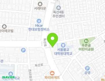 서울특별시 금천구 독산로 218 (독산동, 창영빌딩) 지도