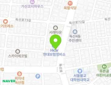 서울특별시 금천구 독산로 225 (독산동) 지도