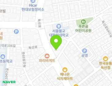 서울특별시 금천구 독산로 210 (독산동) 지도