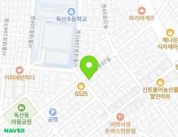 서울특별시 금천구 독산로67길 33 (독산동) 지도