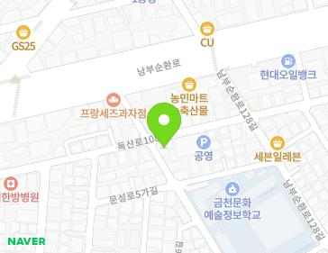 서울특별시 금천구 남부순환로126길 15 (독산동) 지도
