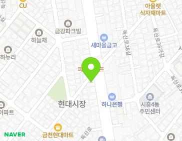 서울특별시 금천구 독산로 133 (시흥동) 지도