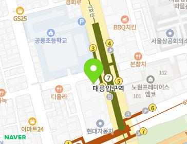 서울특별시 노원구 동일로 989 (공릉동) 지도