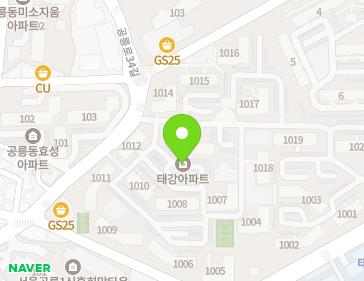 서울특별시 노원구 공릉로34길 62 (공릉동, 태강아파트) 지도