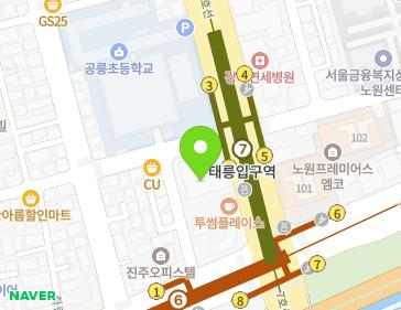 서울특별시 노원구 동일로 987 (공릉동, 태릉성심종합병원(치과,요양,정신건강)) 지도