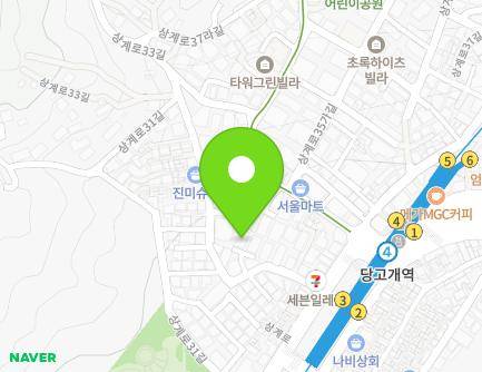 서울특별시 노원구 상계로33길 14-2 (상계동, LG빌라) 지도