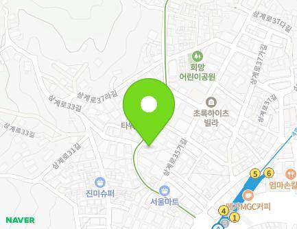 서울특별시 노원구 상계로35길 30 (상계동, 가토빌라) 지도