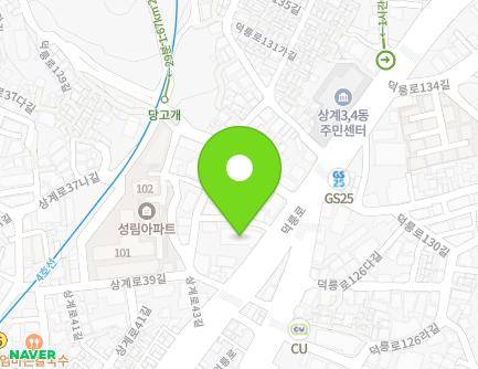 서울특별시 노원구 덕릉로 845 (상계동, 당고개센트럴아파트) 지도