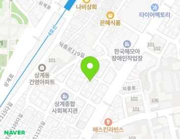 서울특별시 노원구 덕릉로115나길 40 (상계동, 덕정그린빌라) 지도