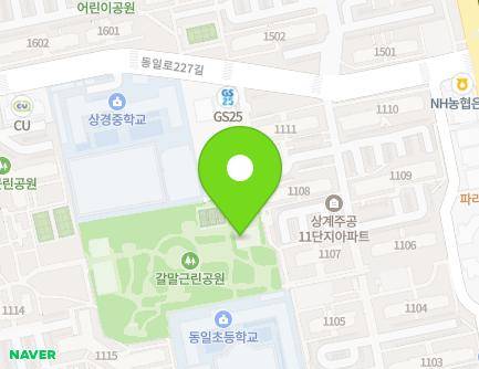 서울특별시 노원구 동일로227길 49 (상계동, 도담도담나눔터) 지도