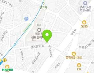 서울특별시 노원구 덕릉로127길 9 (상계동, 비동) 지도