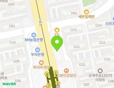 서울특별시 노원구 동일로 1548 (상계동, 세일빌딩) 지도