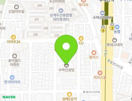 서울특별시 노원구 동일로237나길 50 (상계동, 천주교 수락교회) 지도