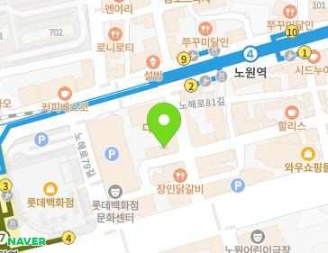 서울특별시 노원구 노해로79길 6-19 (상계동, 화랑상가) 지도