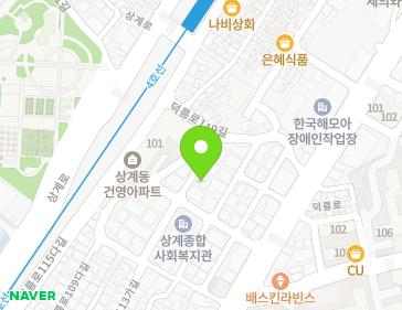 서울특별시 노원구 덕릉로113가길 54 (상계동) 지도