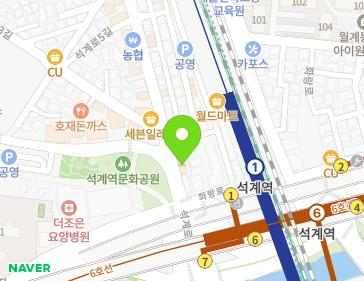 서울특별시 노원구 석계로 2 (월계동) 지도