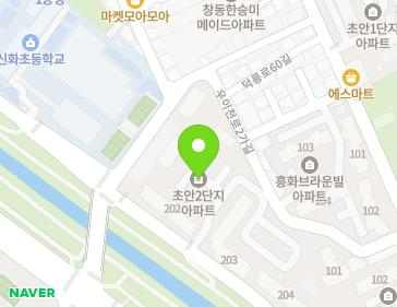 서울특별시 노원구 우이천로 102 (월계동, 초안아파트) 지도
