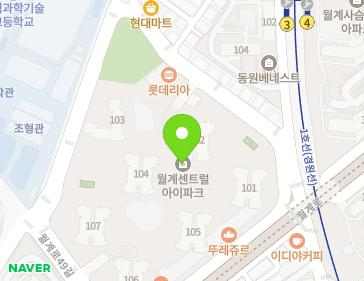 서울특별시 노원구 초안산로2라길 26 (월계동, 월계센트럴아이파크아파트) 지도
