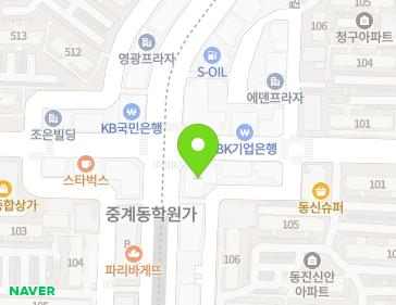 서울특별시 노원구 한글비석로 254 (중계동, 대명프라자) 지도