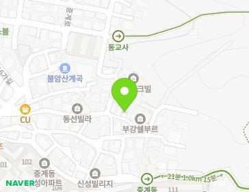서울특별시 노원구 중계로14바길 32-1 (중계동, 무지개주택) 지도