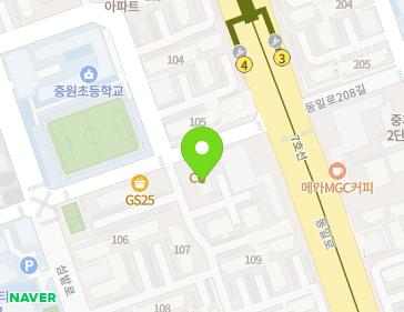 서울특별시 노원구 동일로 1279 (중계동, 중계그린아파트A,B상가) 지도